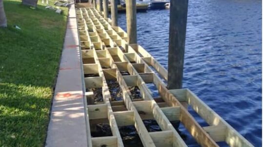 Dock Piling Installation