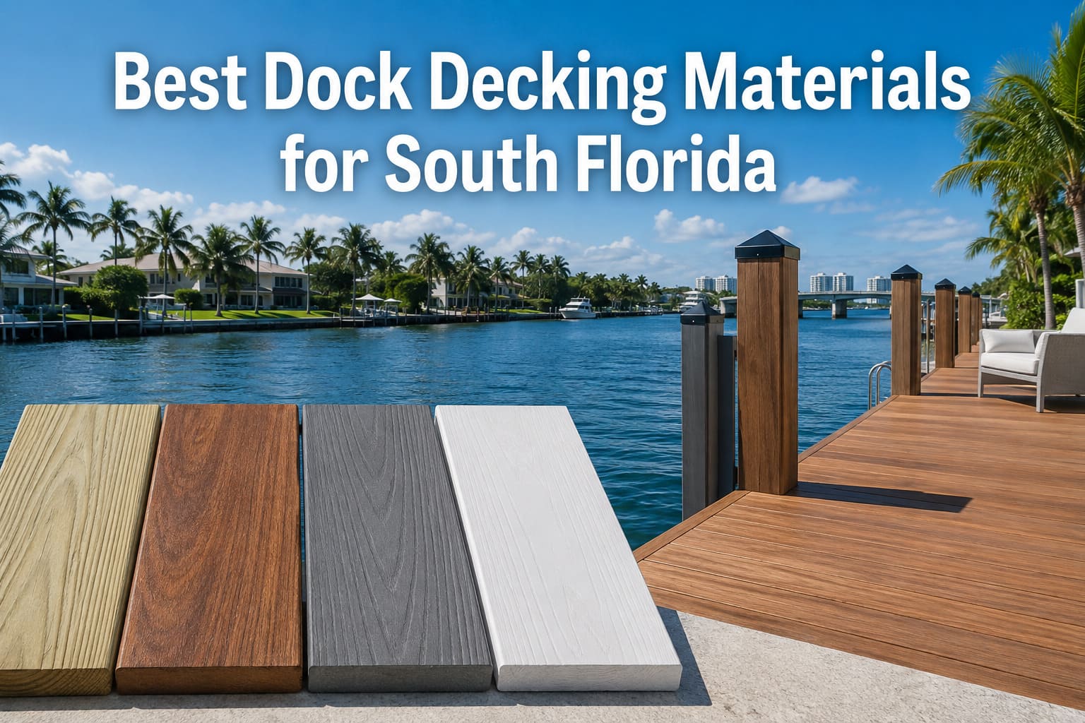 Best Dock Decking Materials for South Florida